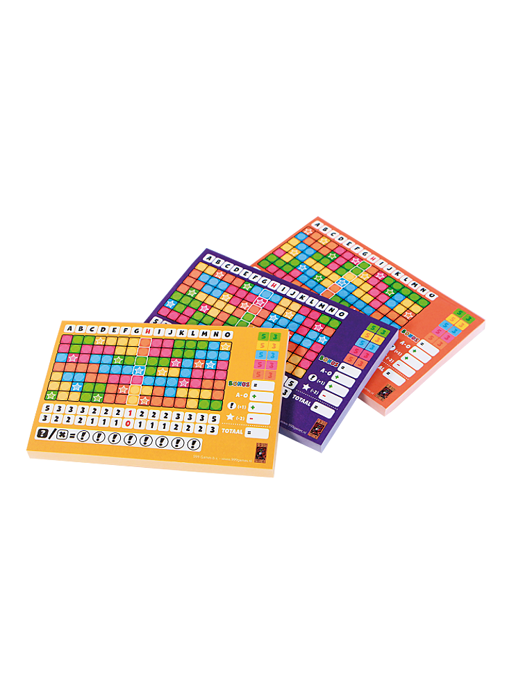Keer op Keer Scoreblok 3 stuks Level 2, 3 en 4 Spellen in Den Olifant